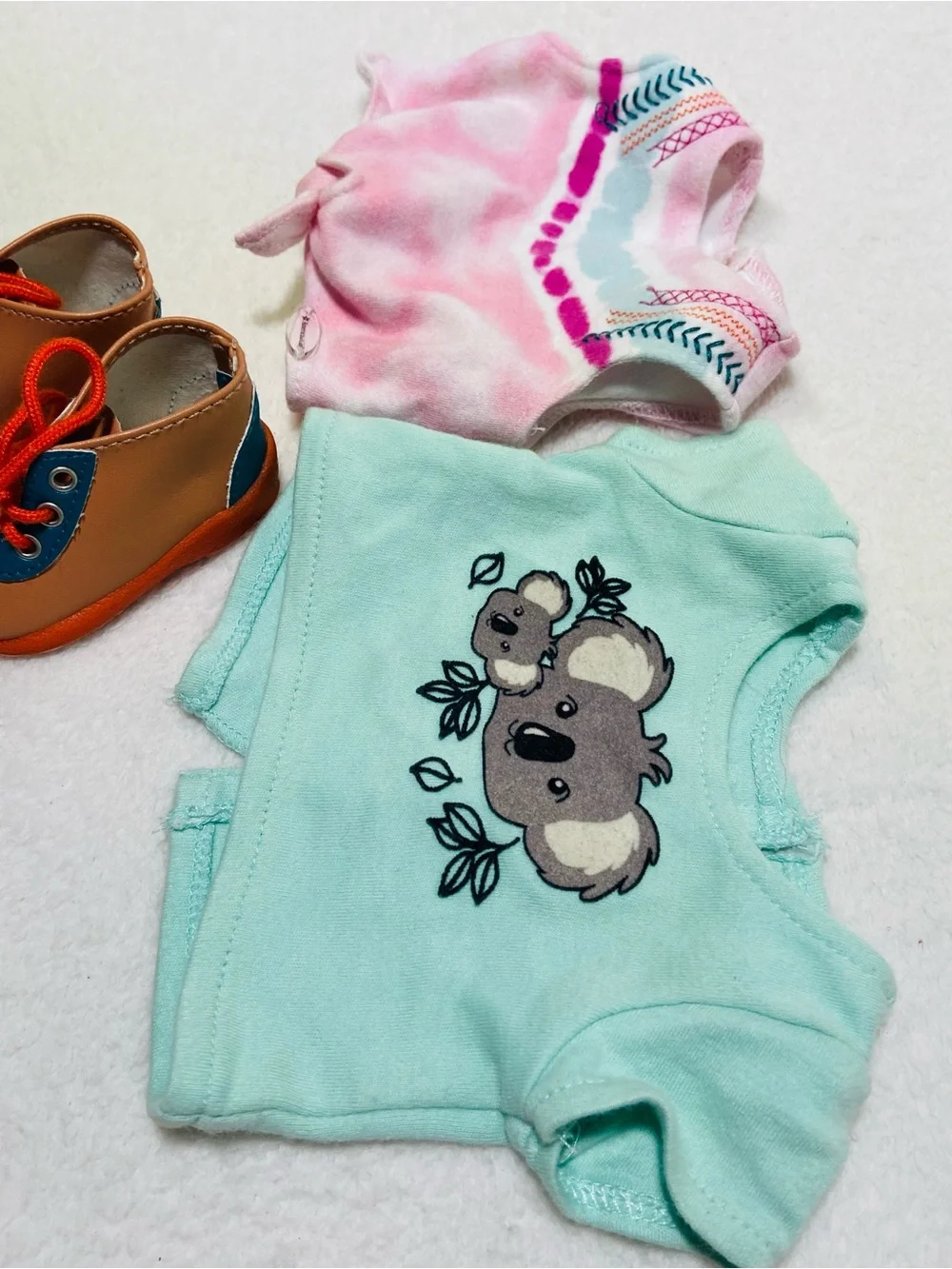 American Girl Meet Kira + Koala PJ Top  18” Doll Clothes